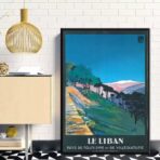 affiche vintage liban
