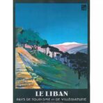 affiche vintage liban