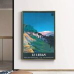 affiche vintage liban
