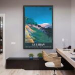 affiche vintage liban