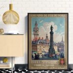 affiche vintage lille