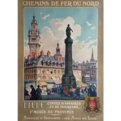 affiche vintage lille