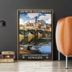 affiche vintage limoges