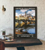affiche vintage limoges