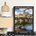 affiche vintage limoges