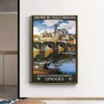 affiche vintage limoges