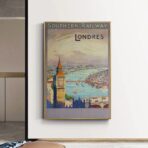 affiche vintage londres
