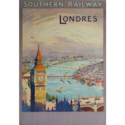 affiche vintage londres