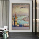 affiche vintage londres