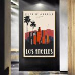 affiche vintage los angeles