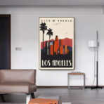 affiche vintage los angeles