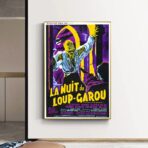 affiche vintage loup garou