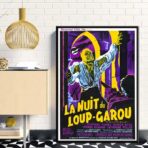 affiche vintage loup garou