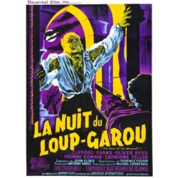 affiche vintage loup garou