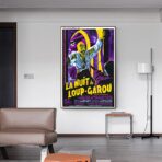 affiche vintage loup garou