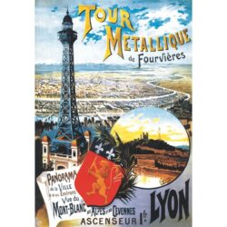 affiche vintage lyon