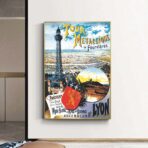 affiche vintage lyon