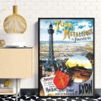 affiche vintage lyon
