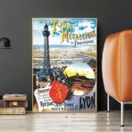 affiche vintage lyon
