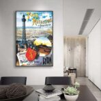 affiche vintage lyon