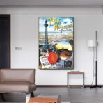 affiche vintage lyon