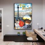 affiche vintage lyon
