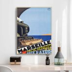 affiche vintage marseille
