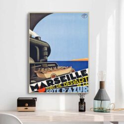 affiche vintage marseille