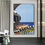 affiche vintage marseille