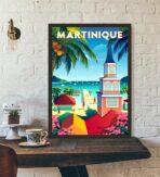 affiche vintage martinique