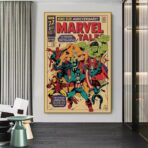 affiche vintage marvel