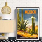 affiche vintage mexique