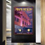 affiche vintage miami
