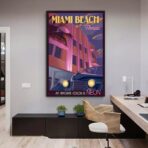 affiche vintage miami