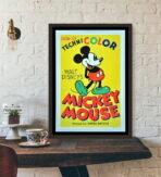 affiche vintage mickey