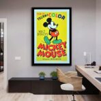affiche vintage mickey