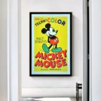 affiche vintage mickey