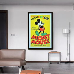 affiche vintage mickey