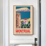 affiche vintage Montréal