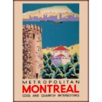 affiche vintage Montréal