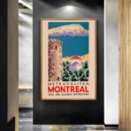 affiche vintage Montréal