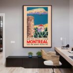 affiche vintage Montréal