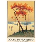affiche vintage morbihan