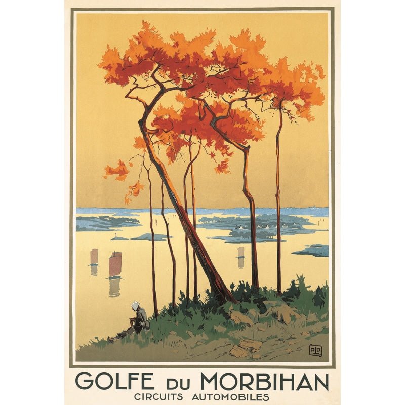 affiche-vintage-morbihan affiche vintage morbihan
