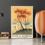 affiche vintage morbihan