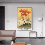 affiche vintage morbihan
