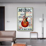 affiche vintage musique