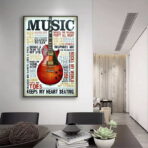 affiche vintage musique