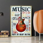 affiche vintage musique