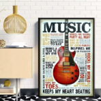 affiche vintage musique